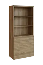 N 5 - 84ZN kancelářská skříň, 4-zásuvková/nika, 1800x800x400, ořech světlý